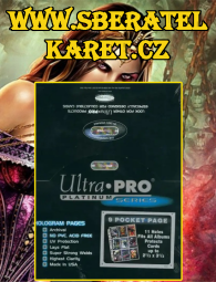 Ultra Pro Platinum Fólie na 9 karet - 1 kus