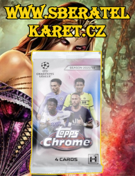 2021-22 Topps UEFA Champions League Chrome Soccer Hobby Lite Pack (balíček)