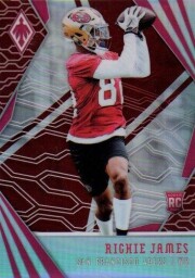 2018 Panini Phoenix Red RC 114/299 #166 Richie James - 49ers