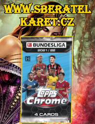 2021-22 Topps Chrome Bundesliga Hobby Pack (balíček)