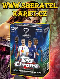2022-23 Topps Chrome UEFA Women´s Champions League Soccer Blaster Box
